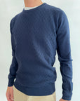 Pullover Seinse verde militare, nero, blu o grigio ghiaccio