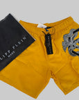 Costume da bagno Philipp Plein con Brillantini colore giallo