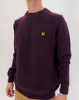 Pullover Lyle&Scott 2 Colori Marrone e Bordeaux