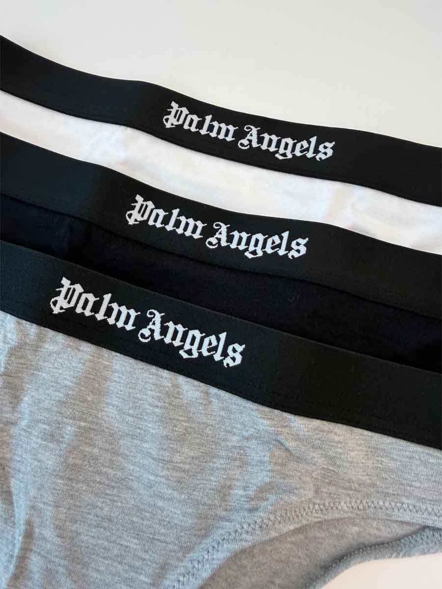 3 Brasiliane Palm Angels Colore Nero Bianco e Grigio