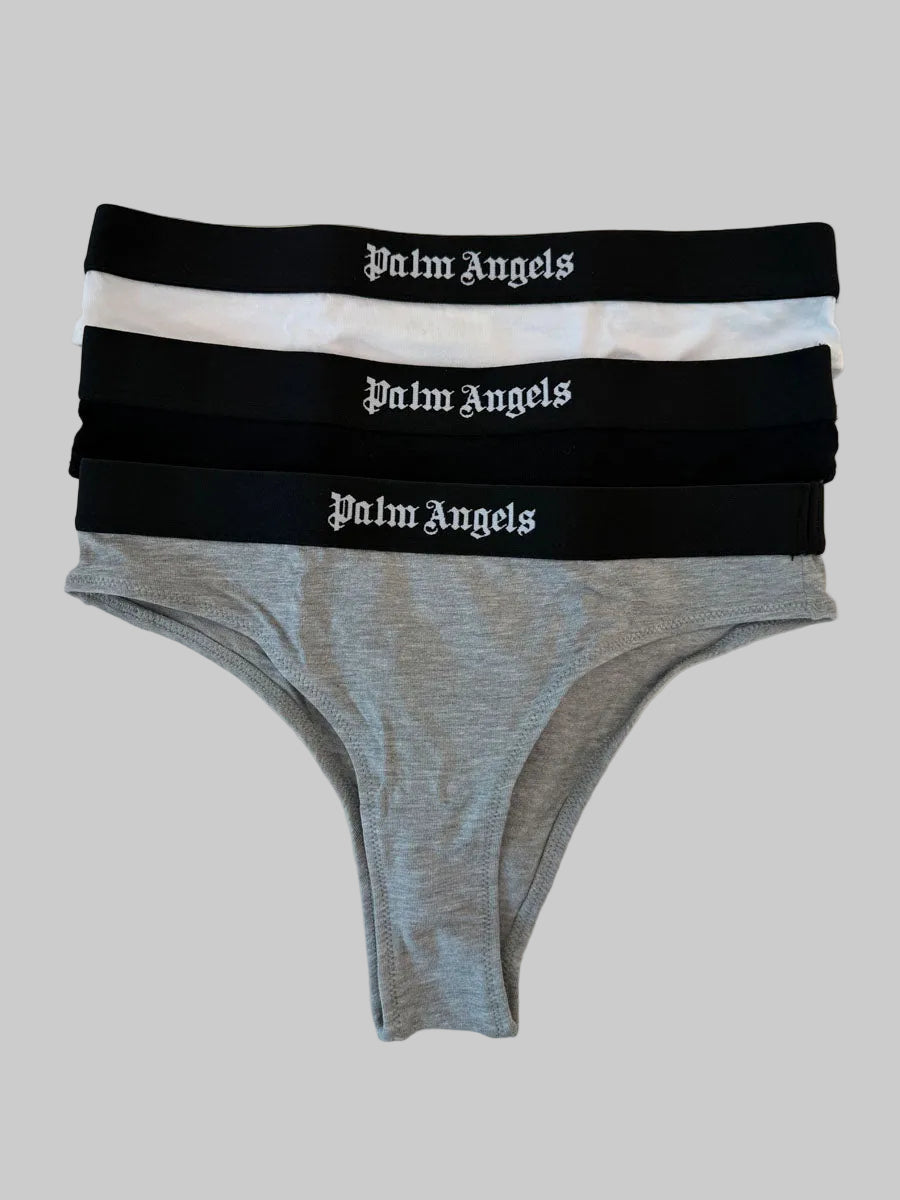 3 Brasiliane Palm Angels Colore Nero Bianco e Grigio