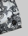Boxer Mare Philipp Plein bianco con stampa nero