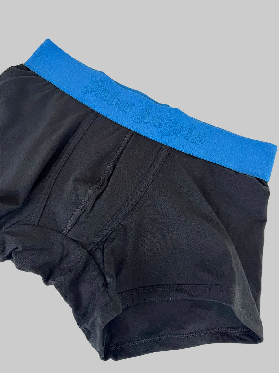 3 Boxer Palm Angels colore nero con elastico colorato