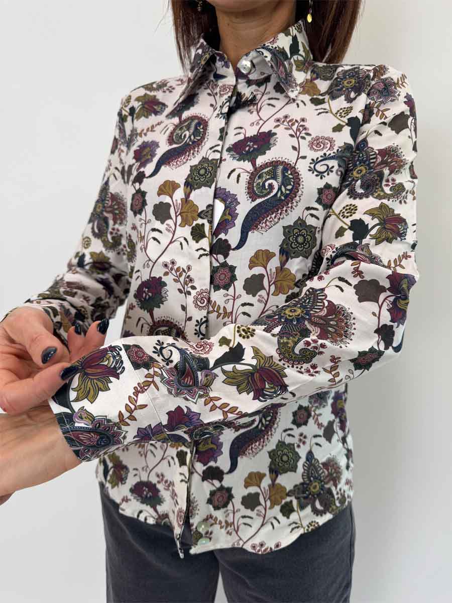 Camicia Camiceria Sartoriale Milano Fantasia 2 Colori