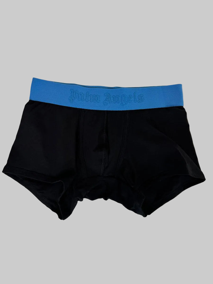 3 Boxer Palm Angels colore nero con elastico colorato