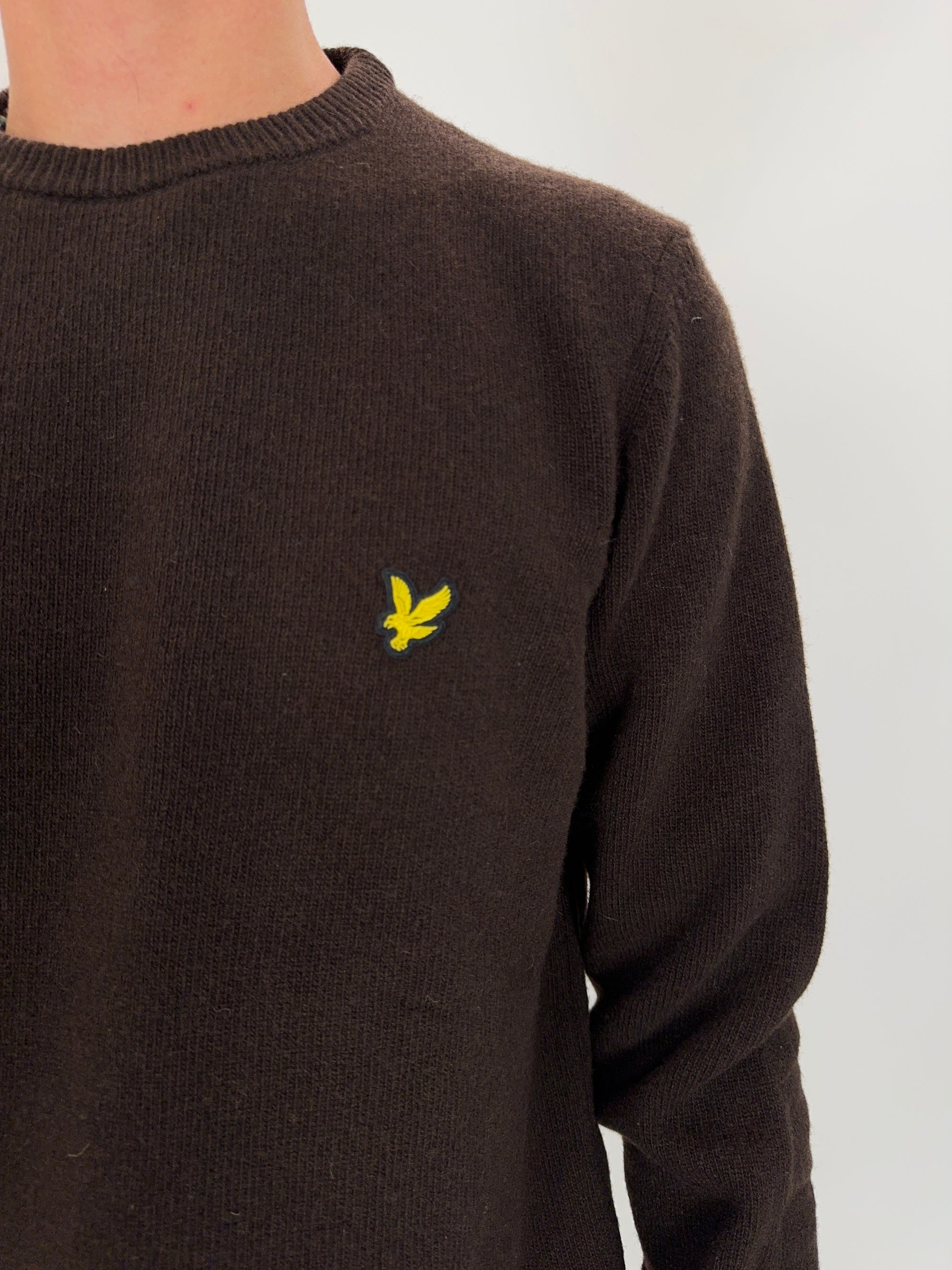 Pullover Lyle&amp;Scott 2 Colori Marrone e Bordeaux