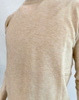 Pullover OverD basic beige melange