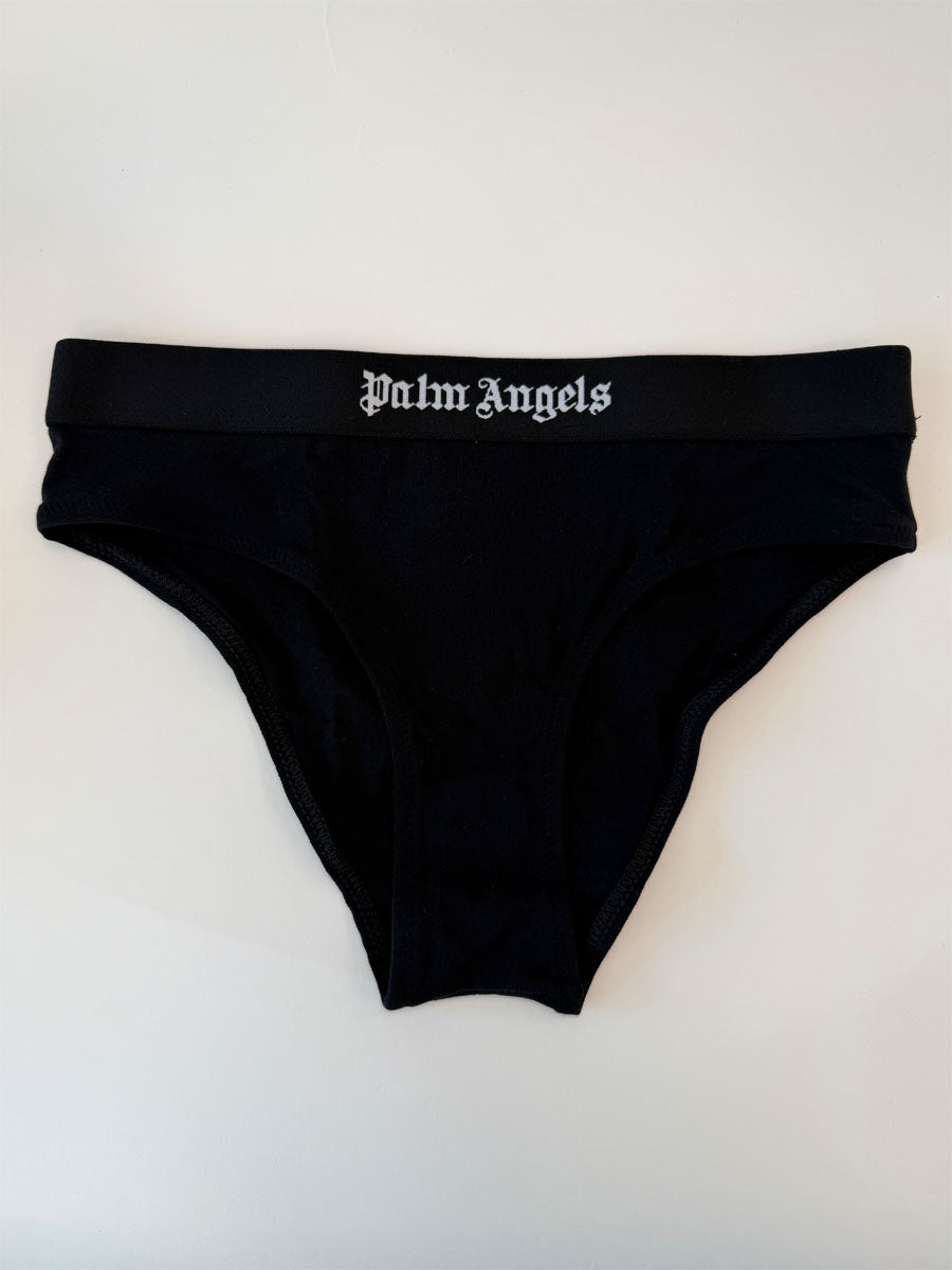 3 Slip Palm Angels Colore Nero Bianco e Grigio