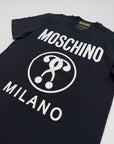 T-shirt Moschino logo nero