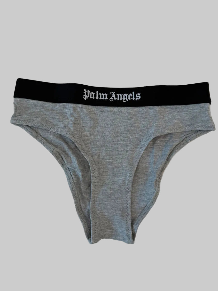 3 Slip Palm Angels Colore Nero Bianco e Grigio