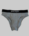 3 Slip Palm Angels Colore Nero Bianco e Grigio