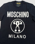 T-shirt Moschino logo nero