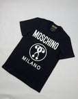 T-shirt Moschino logo nero