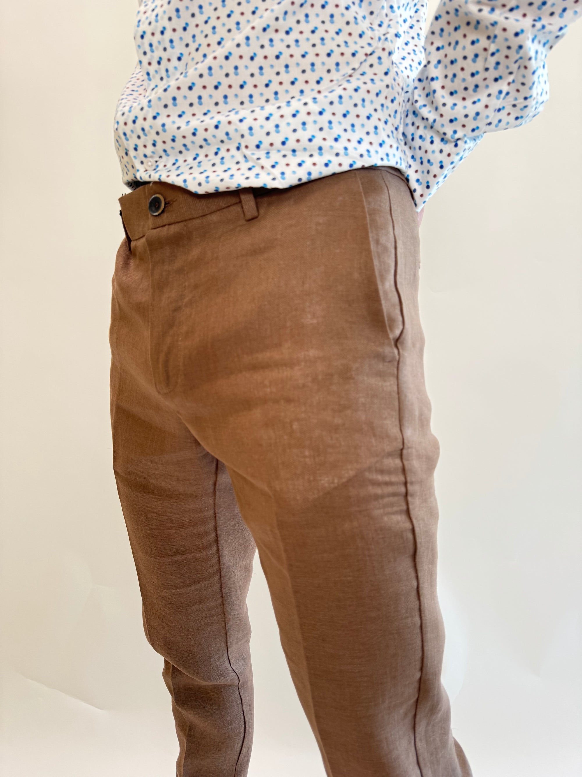 Pantaloni OverD lino 4 colori