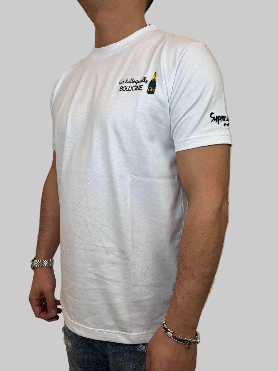 T-Shirt Superculture Con tutte quelle bollicine 2 Colori