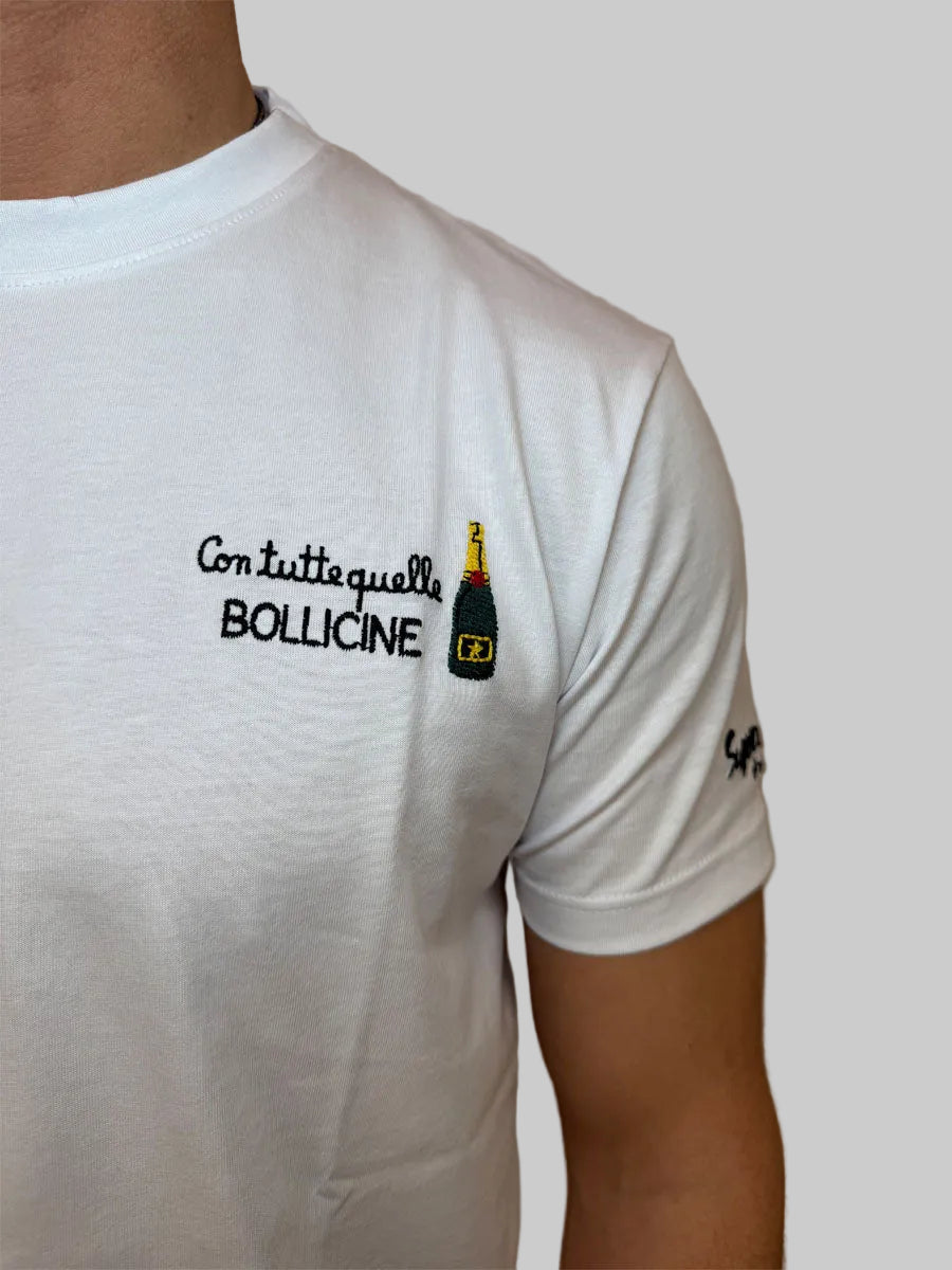 T-Shirt Superculture Con tutte quelle bollicine 2 Colori