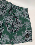 Boxer Mare Philipp Plein verde con stampa nero