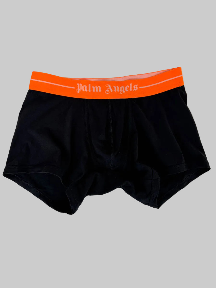 2 Boxer Palm Angels colore nero con elastico colorato