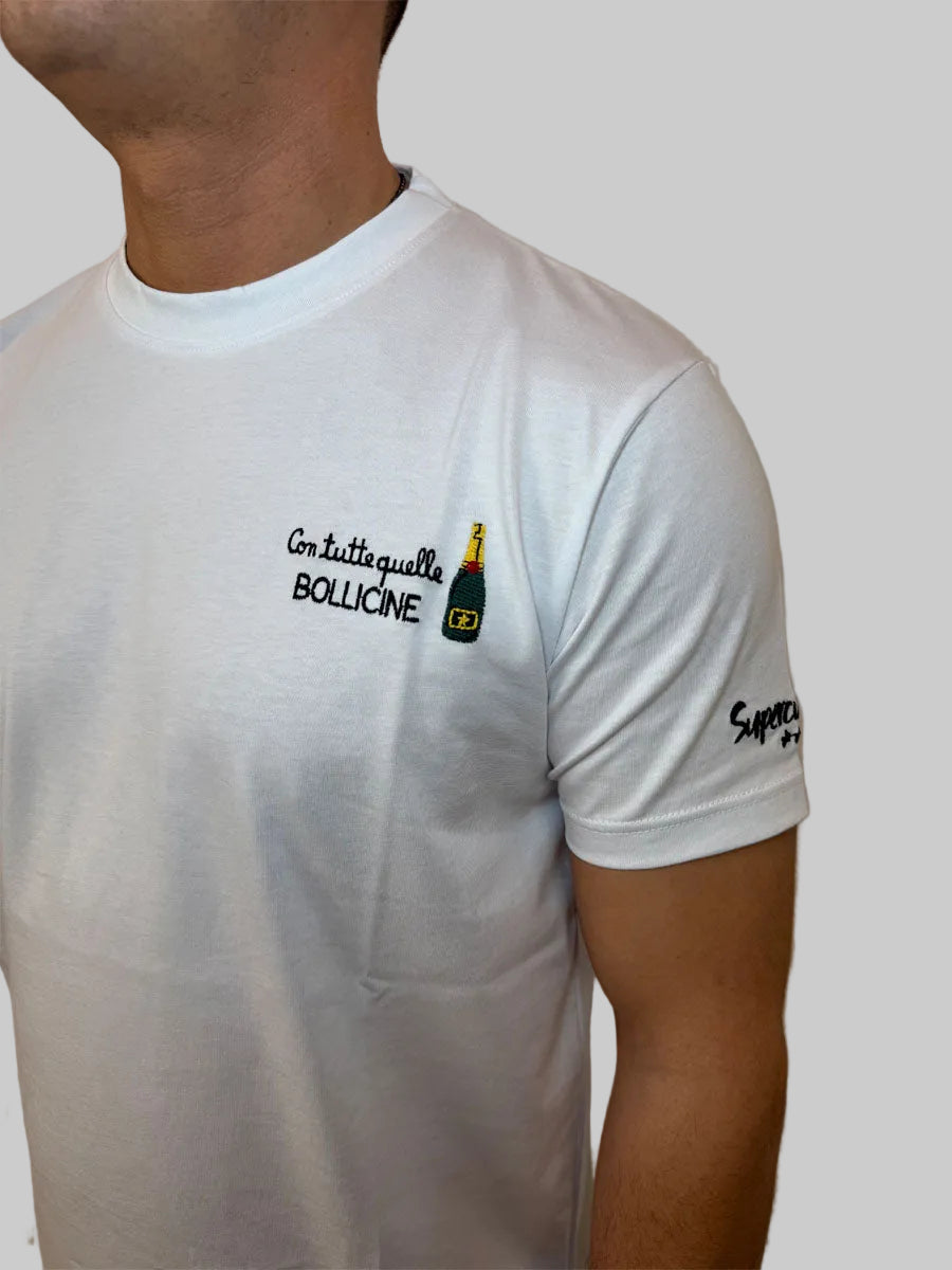 T-Shirt Superculture Con tutte quelle bollicine 2 Colori