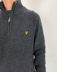 Pullover Lyle&Scott mezza zip 2 colori