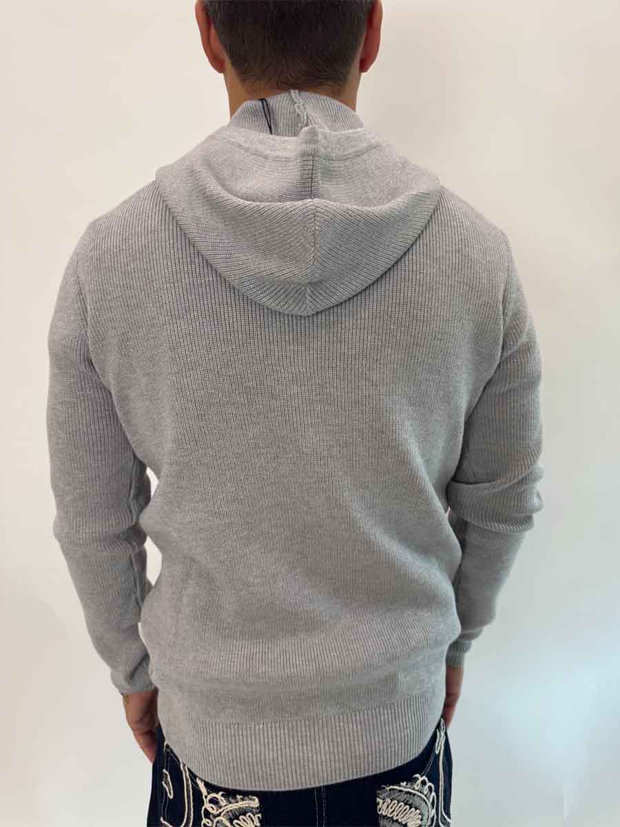 Pullover Seinse cappuccio Blu o Grigio perla