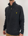 Pullover Lyle&Scott mezza zip 2 colori