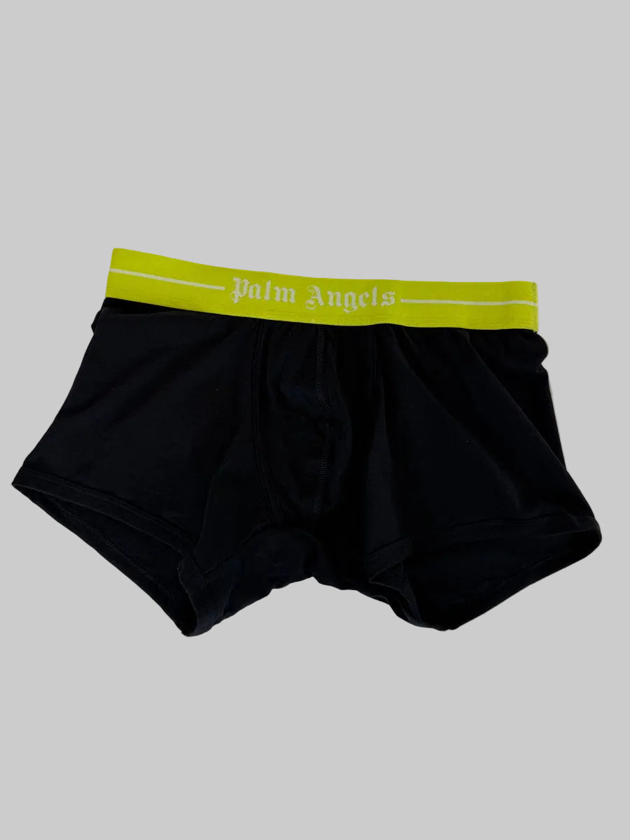 2 Boxer Palm Angels colore nero con elastico colorato