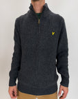 Pullover Lyle&Scott mezza zip 2 colori