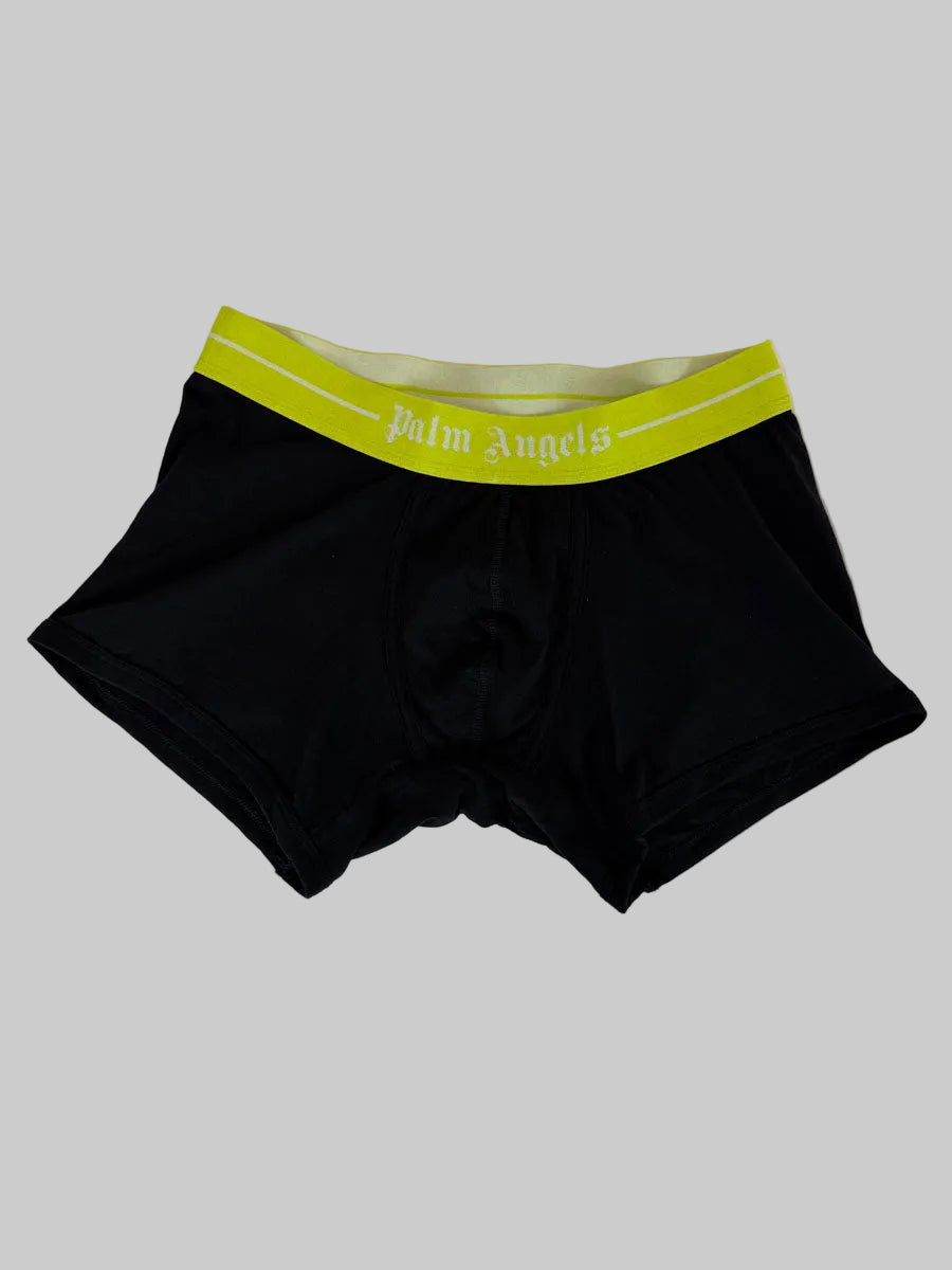 2 Boxer Palm Angels colore nero con elastico colorato