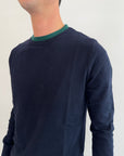 Pullover Griffai blu e verde