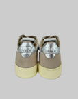 Sneakers Autry White Suede e Argento