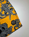 Boxer Mare Philipp Plein giallo con stampa nero