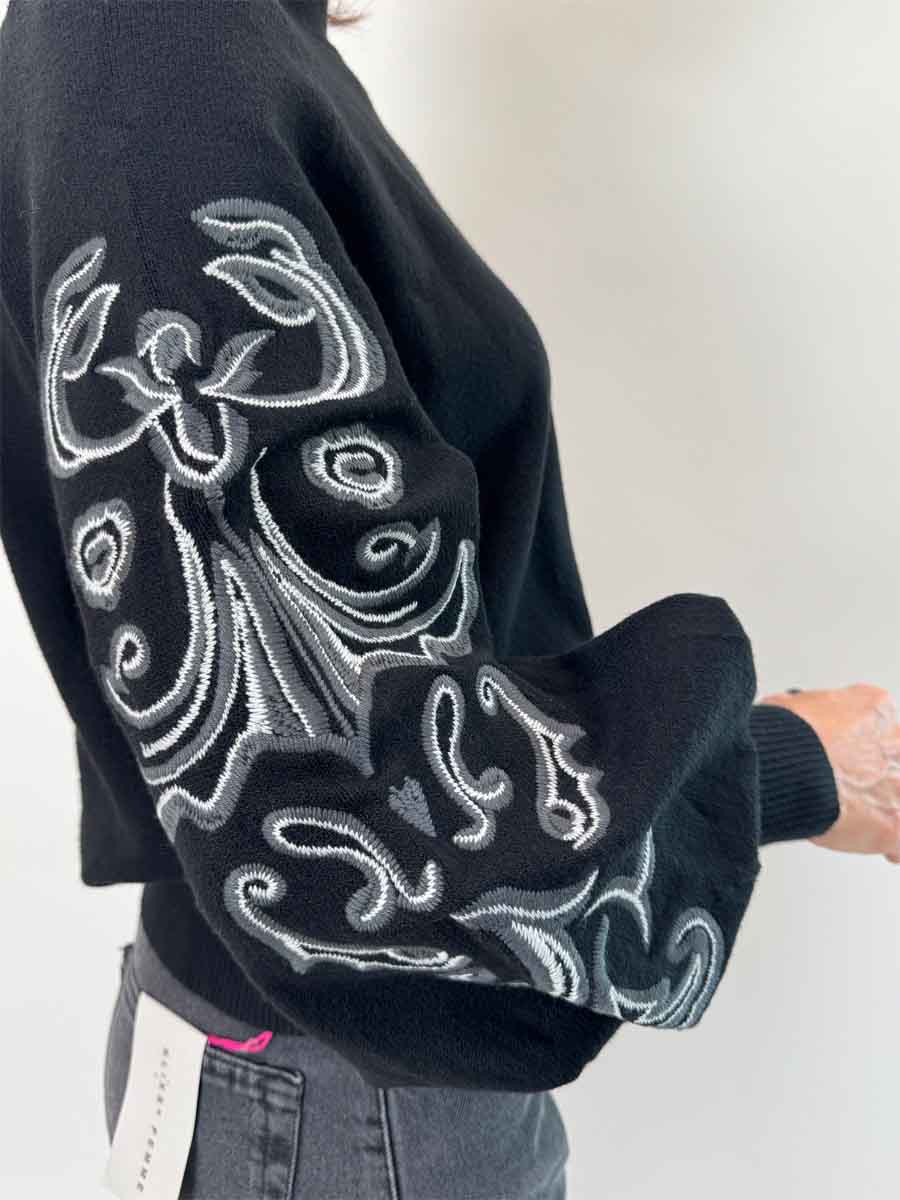 Pullover Griffai ricamo 2 colori