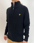 Pullover Lyle&Scott mezza zip 2 colori