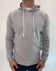 Pullover Seinse cappuccio Blu o Grigio perla