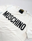 T-shirt Moschino logo bianco