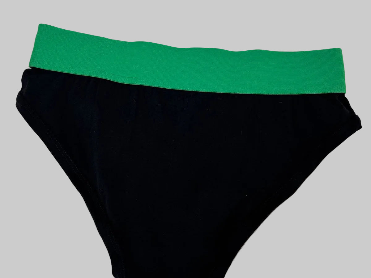 3 Slip Palm Angels colore nero con elastico colorato
