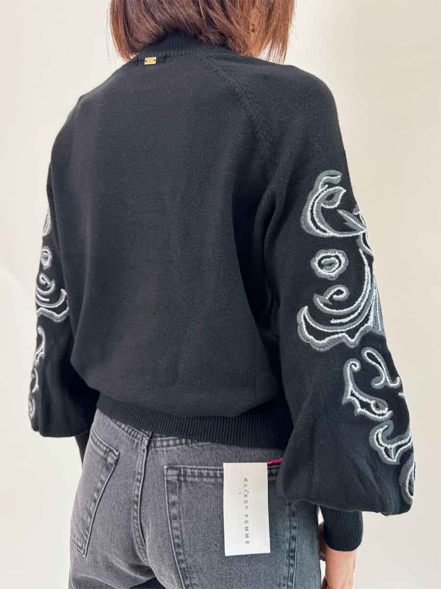 Pullover Griffai ricamo 2 colori