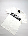 T-shirt Moschino logo bianco