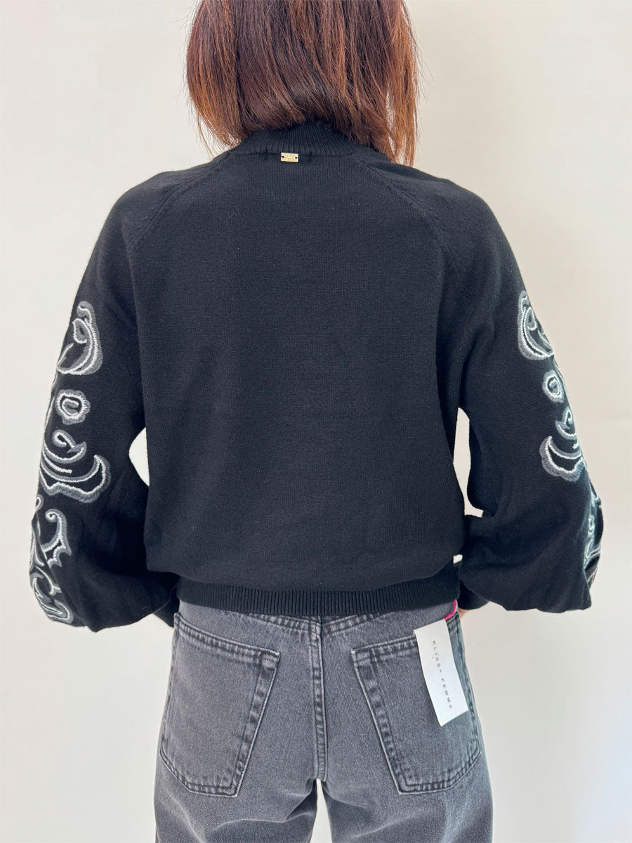 Pullover Griffai ricamo 2 colori