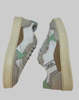 Sneaker Ho'op White  Camoscio Menta