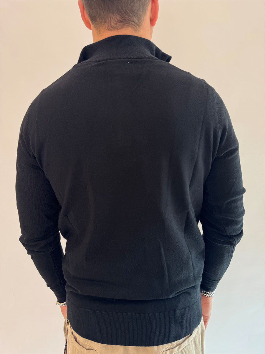 Pullover OverD mezza zip 3 colori