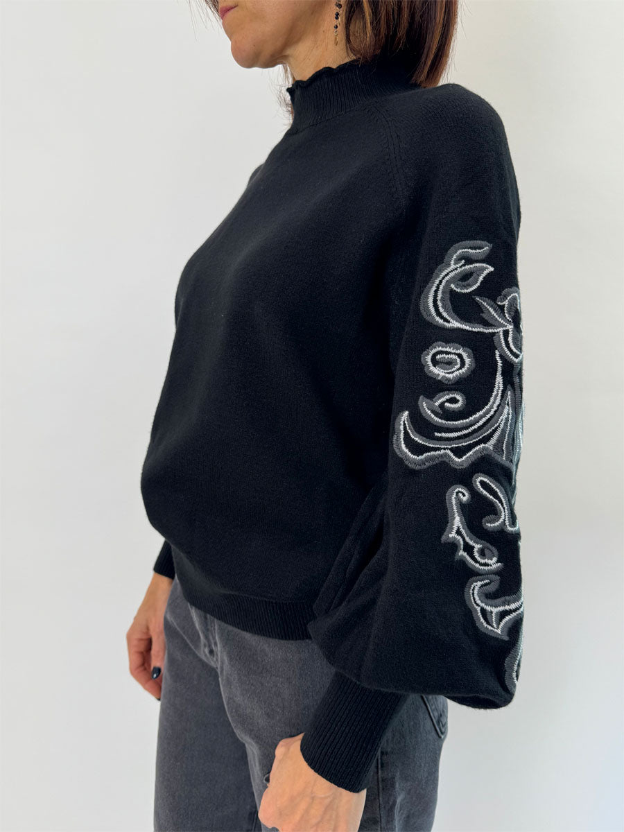 Pullover Griffai ricamo 2 colori