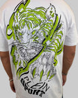 T-shirt Philipp Plein Sport Swim logo tigre sul retro bianco o nero
