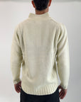 Pullover OverD 3 bottoni blu o panna