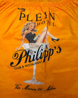 Boxer Mare Philipp Plein Pin-Up Arancio
