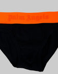 3 Slip Palm Angels colore nero con elastico colorato
