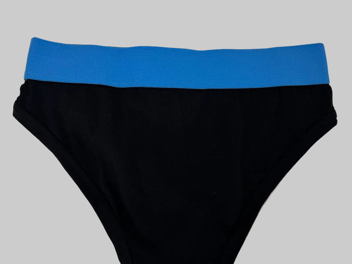3 Slip Palm Angels colore nero con elastico colorato