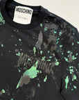 T-shirt Moschino nero verde