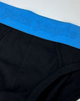 3 Slip Palm Angels colore nero con elastico colorato